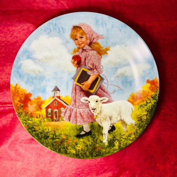 8 Vintage MOTHER GOOSE Complete Set 8 Series Collector Plates Reco McClelland - Picture 1 of 8